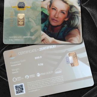 MICHAELA Prinzessin von Anhalt Goldbarren - Card®